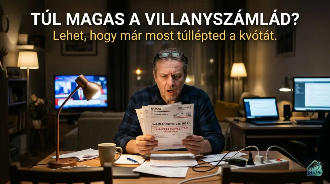 Túl magas a villanyszámlád? Lehet, hogy már most túllépted a kvótát.