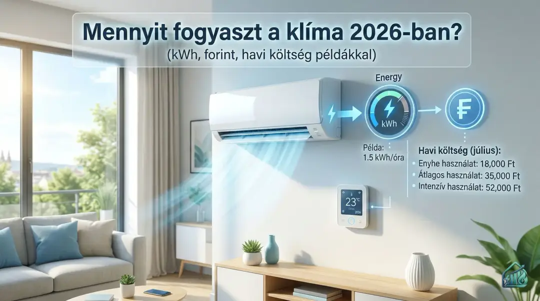 Mennyit fogyaszt a klíma 2026-ban? 