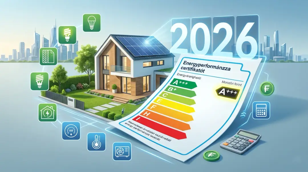 Energetikai tanúsítvány 2026 – mire kell és mennyibe kerül?